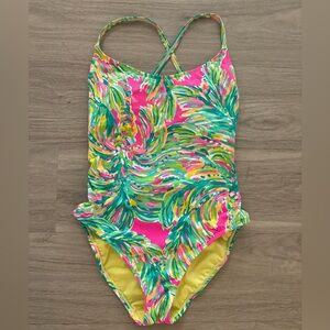 Lilly Pulitzer Unicorn of the Sea one piece swim suit